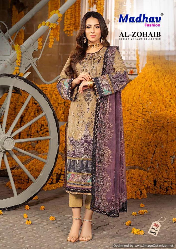 Al Zohaib Vol 2 Madhav Cotton Printed Pakistani Readymade Suits Wholesale Market Surat
